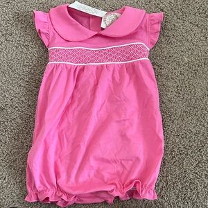 The Beaufort Bonnet Company Pink Bodysuit